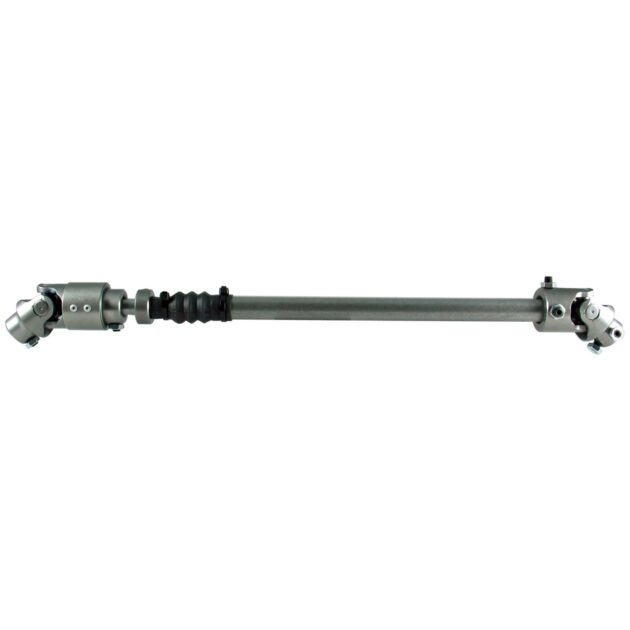 Borgeson - Steering Shaft - P/N: 000945 - 1994 Dodge truck heavy duty telescopic steel steering shaft. Connects from factory column to steering box. Includes one billet universal joint and vibration reducer universal joint.