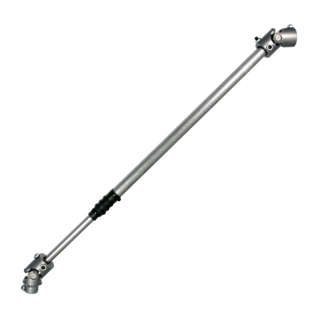 Borgeson - Steering Shaft - P/N: 000973 - 1966-1975 Ford Bronco heavy duty telescopic steel steering shaft. Connects from factory column to steering box. Extreme duty with two billet steel universal joints. Stock column requires modification for installation.