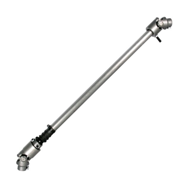 Borgeson - Steering Shaft - P/N: 000985 - 1980-1991 Ford truck heavy duty telescopic steel steering shaft. Connects from factory column to steering box. Extreme duty with billet steel universal joint and vibration reducer upgrade.