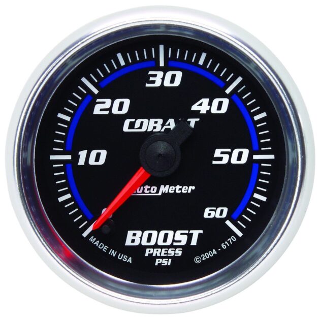 2-1/16 in. BOOST, 0-60 PSI, COBALT