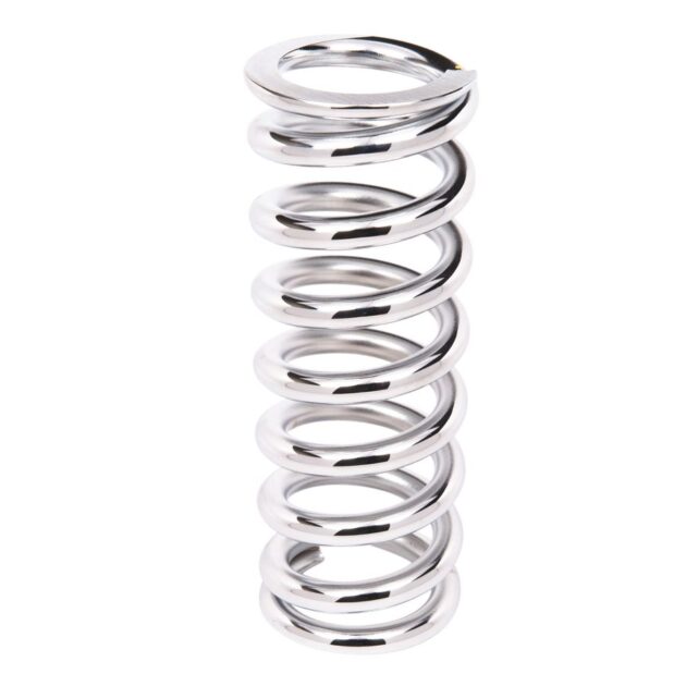 Aldan American Coil-Over-Spring, 100 lbs./in. Rate, 9 in. Length, 2.5 in. I.D. Chrome, Each