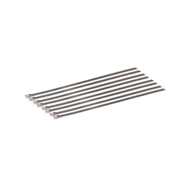 DEI 10201 Stainless-Steel Locking Ties 8" 9-Pack 010201