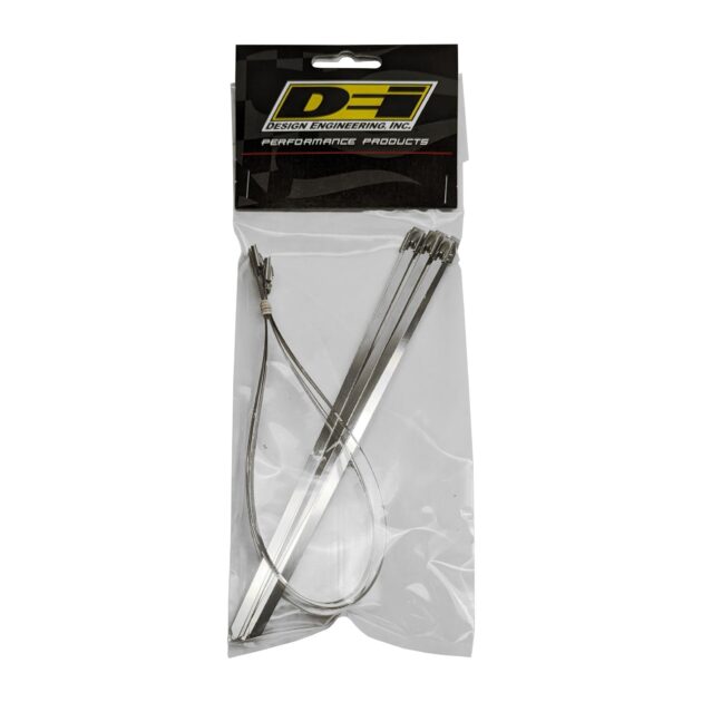 DEI 10205 Stainless-Steel Locking Ties 8" + 14" Pack 010205