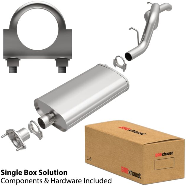 BRExhaust 1997-2006 Jeep Wrangler Direct-Fit Replacement Exhaust System