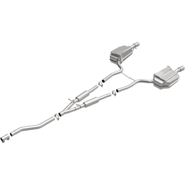 BRExhaust 2005-2008 Audi A4 Quattro 2.0L Direct-Fit Replacement Exhaust System