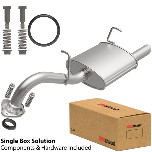 BRExhaust 2006-2015 Toyota Yaris 1.5L Direct-Fit Replacement Exhaust System