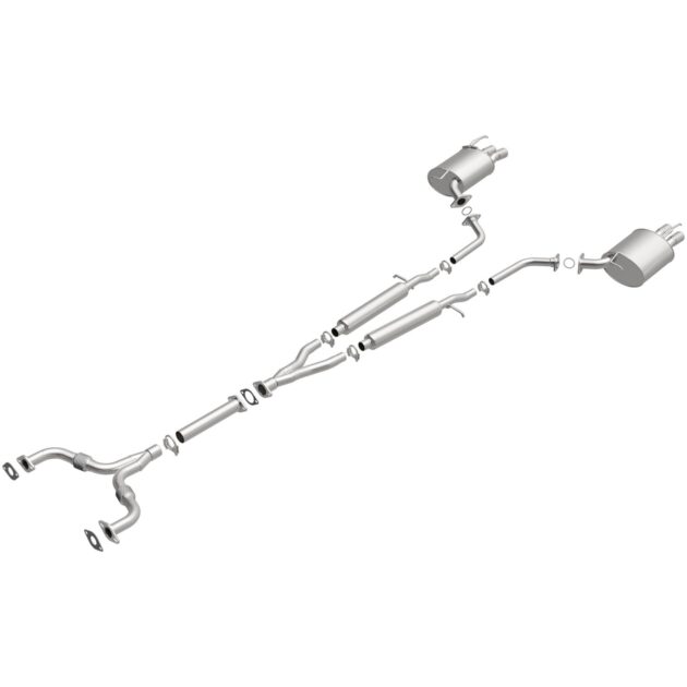 BRExhaust 2006-2008 INFINITI M35 3.5L Direct-Fit Replacement Exhaust System