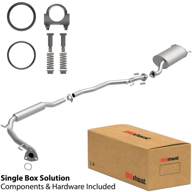 BRExhaust 2007-2008 Honda Fit 1.5L Direct-Fit Replacement Exhaust System