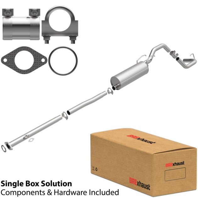 BRExhaust 1995-2000 Toyota Tacoma 2.7L Direct-Fit Replacement Exhaust System