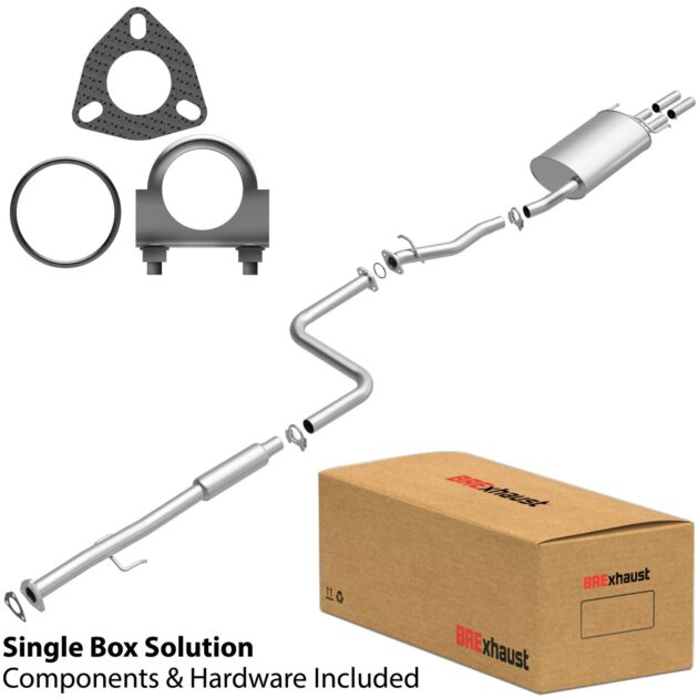 BRExhaust 1990-1991 Honda Accord 2.2L Direct-Fit Replacement Exhaust System