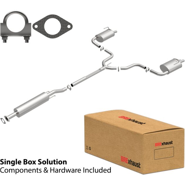 BRExhaust 2007-2012 Nissan Altima Direct-Fit Replacement Exhaust System