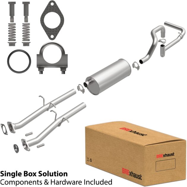 BRExhaust 1986-1992 Ford Ranger Direct-Fit Replacement Exhaust System