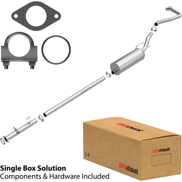 BRExhaust 1995-1997 Toyota Tacoma 2.4L Direct-Fit Replacement Exhaust System