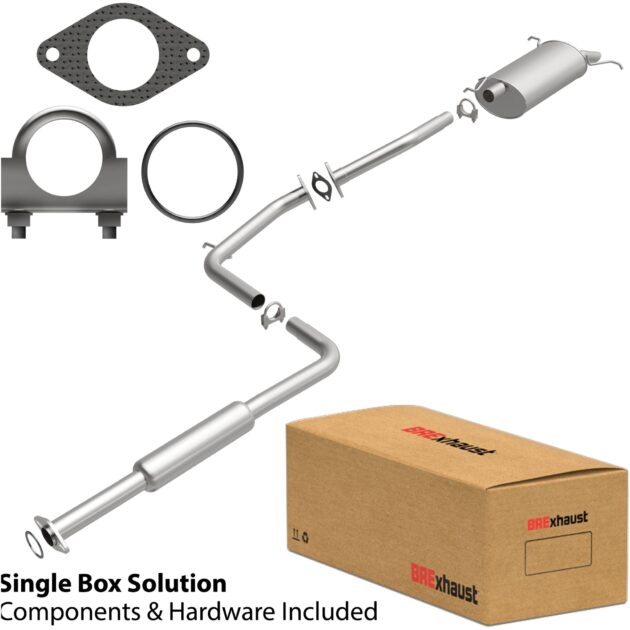 BRExhaust 1998-2002 Mazda 626 2.0L Direct-Fit Replacement Exhaust System