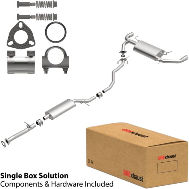 BRExhaust 2007-2009 Acura RDX 2.3L Direct-Fit Replacement Exhaust System