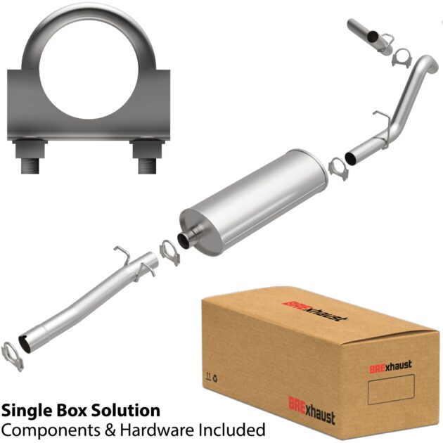 BRExhaust 2000-2003 Dodge Dakota 3.9L Direct-Fit Replacement Exhaust System