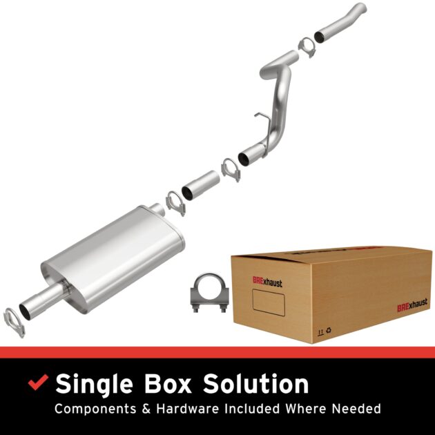 BRExhaust 1987-1995 Jeep Direct-Fit Replacement Exhaust System