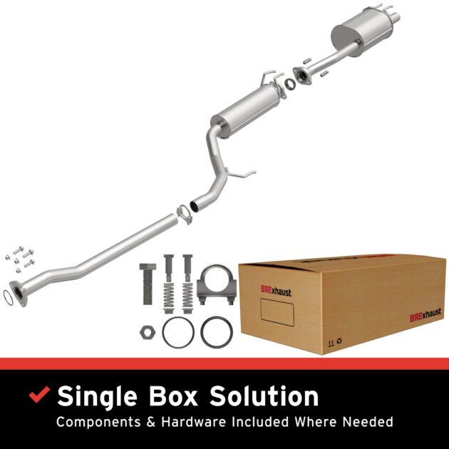 BRExhaust 2006-2011 Honda Civic 2.0L Direct-Fit Replacement Exhaust System