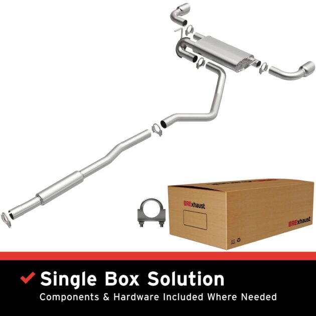 BRExhaust 2014-2022 Jeep Cherokee 3.2L Direct-Fit Replacement Exhaust System