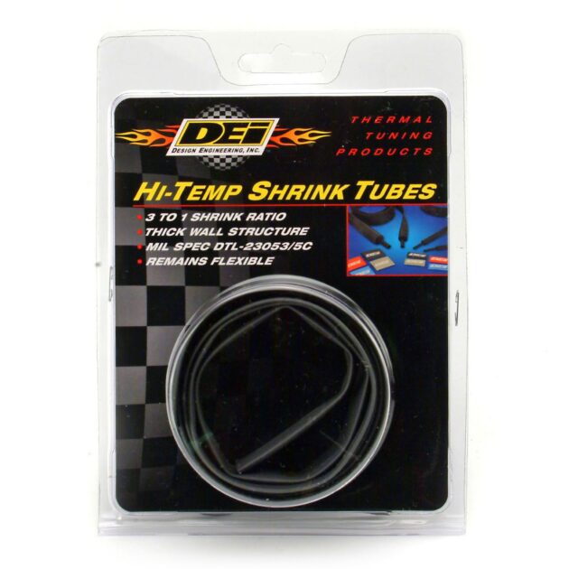 DEI 10832 Hi-Temp Shrink Tubes 9mm x 48" 010832