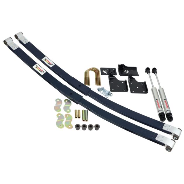 Composite leaf springs and HQ shocks for 1955-1957 Bel Air.