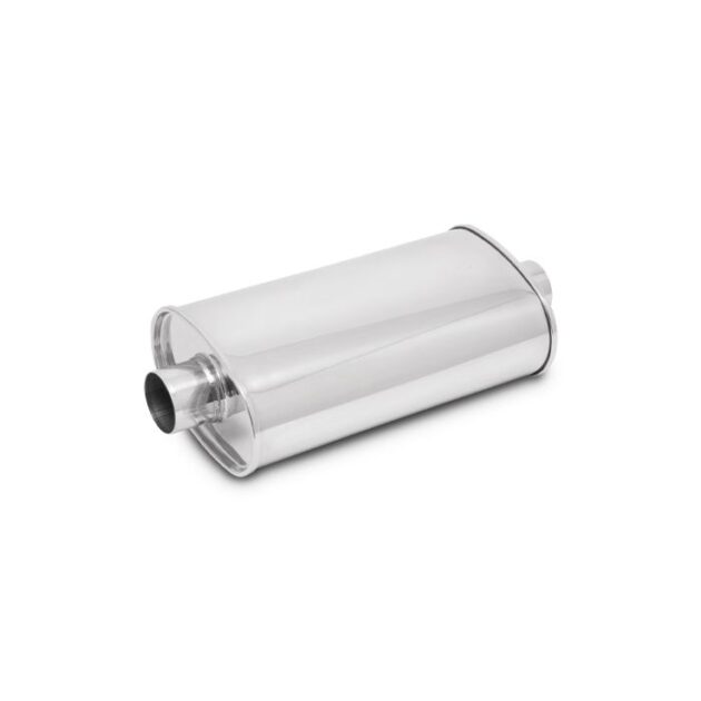 Vibrant Performance - 1103 - STREETPOWER Oval Muffler, 3 in. inlet/outlet (Center-Center)