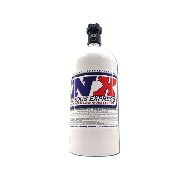 Nitrous Express 5 LB BOTTLE W/ LIGHTNING 500 VALVE (5.25 DIA. X 17.64 TALL)