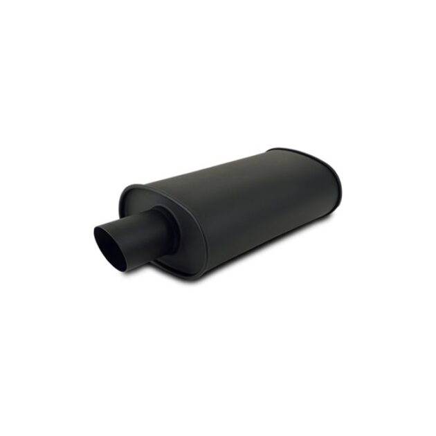 Vibrant Performance - 1146 - STREETPOWER FLAT BLACK Oval Muffler