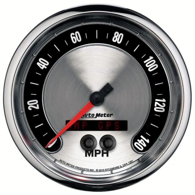 5 in. GPS SPEEDOMETER, 0-140 MPH, AMERICAN MUSCLE