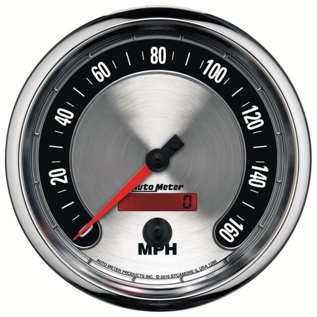 5 in. SPEEDOMETER, 0-160 MPH, AMERICAN MUSCLE