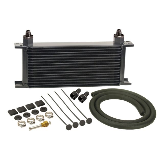 16 Row Series 10000 Stack Plate Transmission Cooler Kit, -6AN