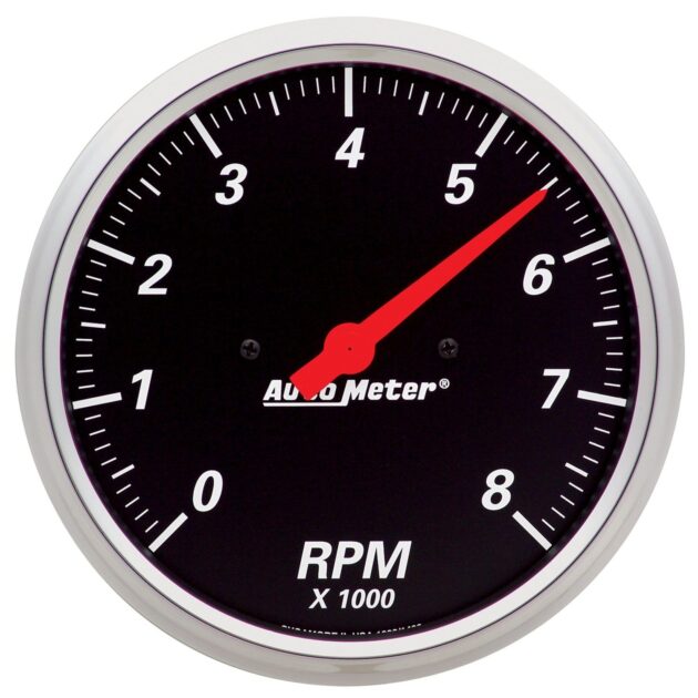 5 in. IN-DASH TACHOMETER, 0-8,000 RPM, DESIGNER BLACK