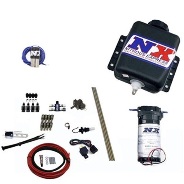 Nitrous Express Direct Port Water Methanol, 4 cylinder stage 1 w/ Hardlines