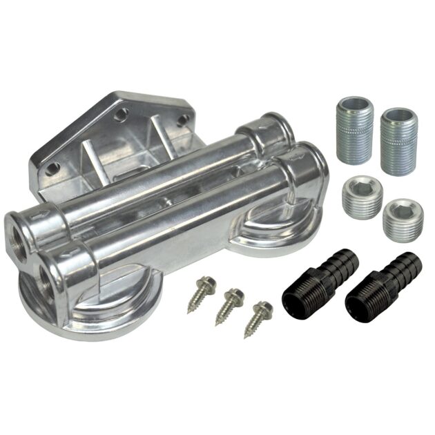 Dual Side Ports Filter Mount Kit, 1/2" NPT