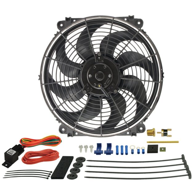 14" Tornado Electric Fan & 180°F Dual Probe Fan Controller Kit