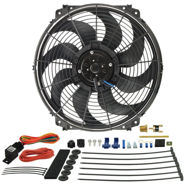 16" Tornado Electric Fan & 180°F Dual Probe Fan Controller Kit