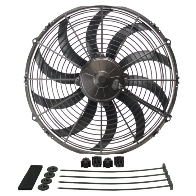 14" High Output Curved Blade Electric Puller Fan