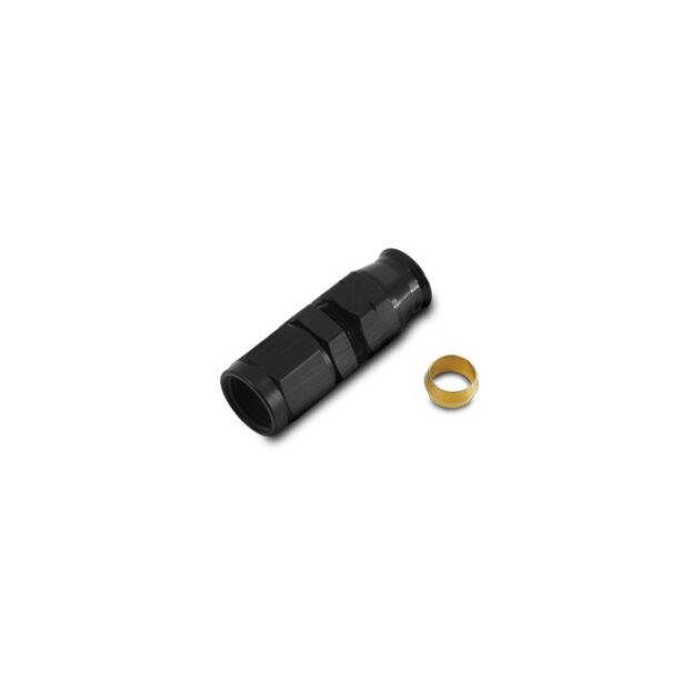 Vibrant Performance - 16445 - Tube to Female AN Adapter with Brass Olive Inserts, -6AN, Tube Size - 0.3125 in.