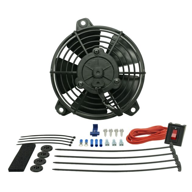 5" Tornado Electric Puller Fan, Premium Mounting Kit