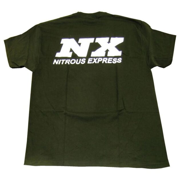 Nitrous Express MEDIUM BLACK T-SHIRT W/ WHITE NX