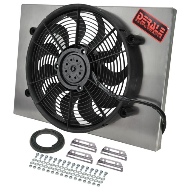 Powerpack - High Output Single 17" Electric RAD Fan/Aluminum Shroud Kit