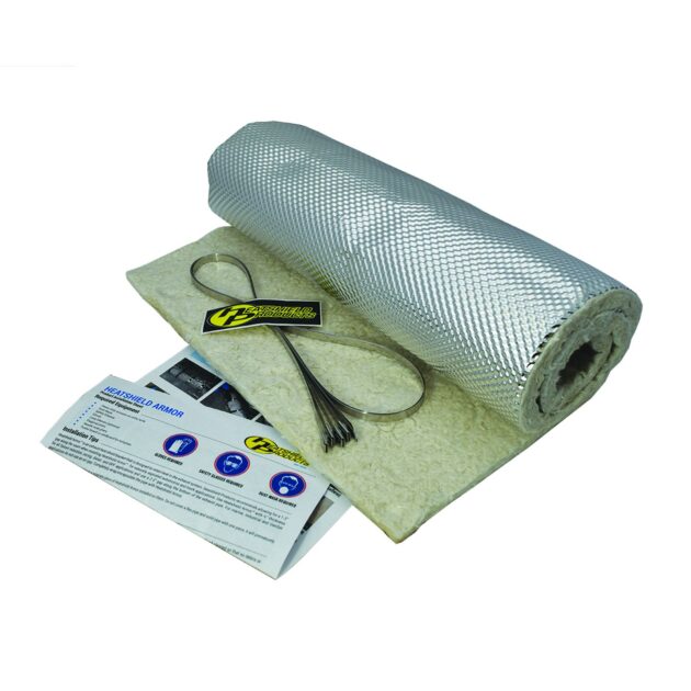 Exhaust heat shield kit, reduces up to 70% of heat, Water and element resistant