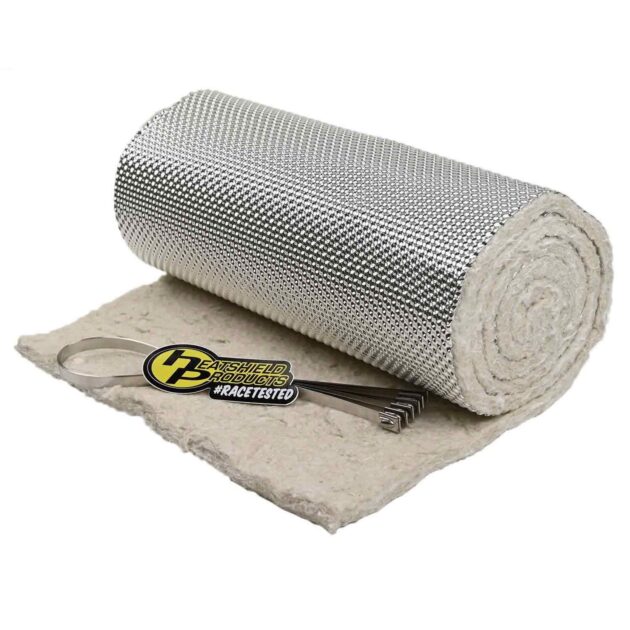 Exhaust heat shield kit, reduces up to 70% of heat, Water and element resistant