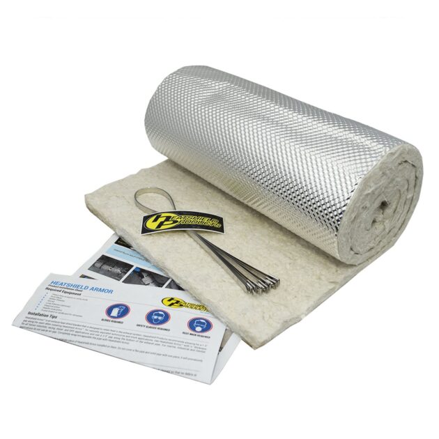 Exhaust heat shield kit, reduces up to 70% of heat, Water and element resistant