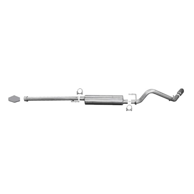 Cat-Back Single Exhaust System; Aluminized