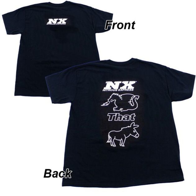 Nitrous Express MEDIUM BLACK NX DRAGON that ASS T-SHIRT