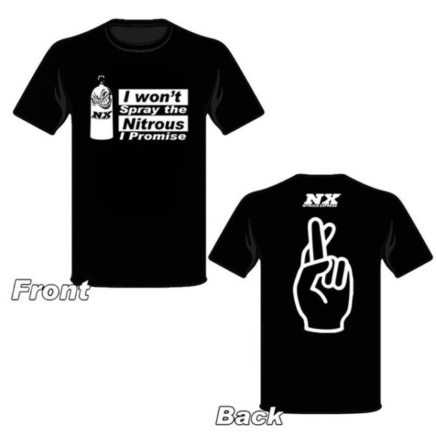 Nitrous Express Large I Promise Black T-Shirt