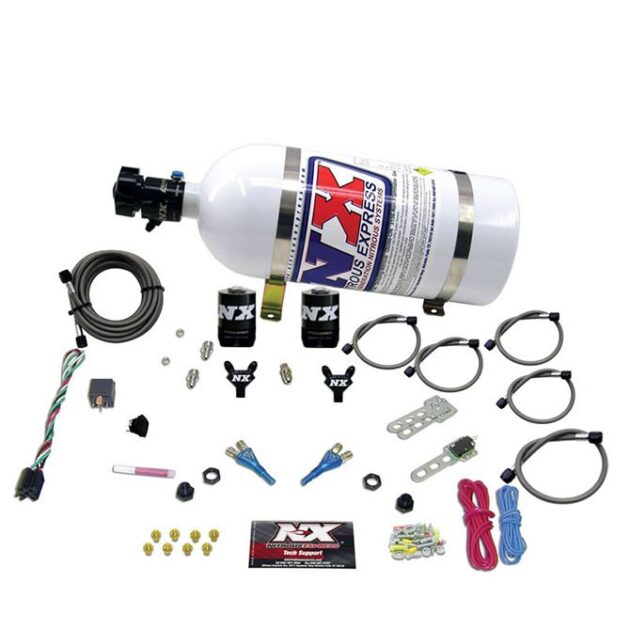 Nitrous Express FORD EFI DUAL NOZZLE (100-300HP) WITH 10LB BOTTLE