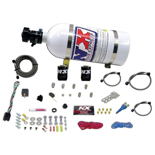 Nitrous Express GM EFI RACE (100-150-200-250HP) SINGLE NOZZLE WITH 10LB BOTTLE