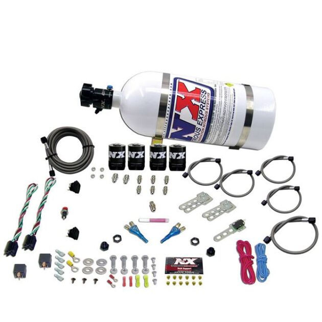 Nitrous Express FORD EFI DUAL STAGE (50-75-100-150HP X 2) WITH 10LB BOTTLE